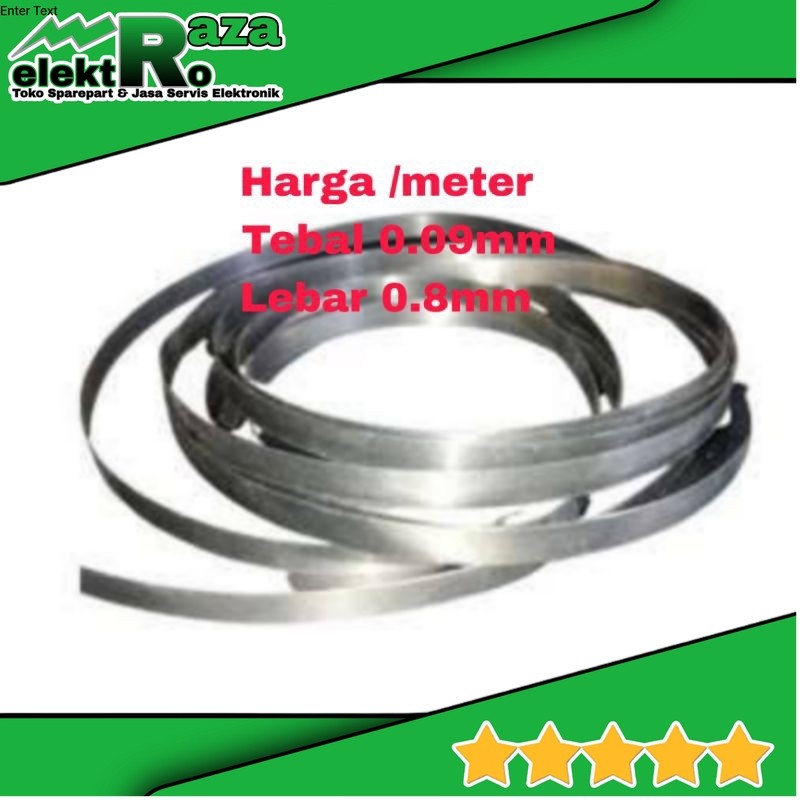 Nikelin Gepeng Nikelin Pipih Kawat Pemanas Harga PerMeter