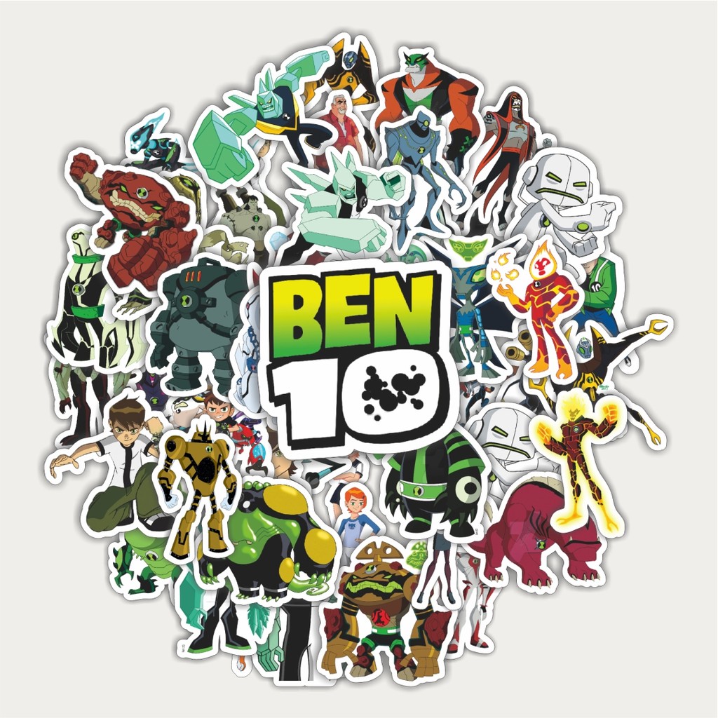 

Sticker Pack Stiker Kartun Series Ben Ten Karakter Mix | Sticker TUMBLR | Stiker LAPTOP KOPER HELM