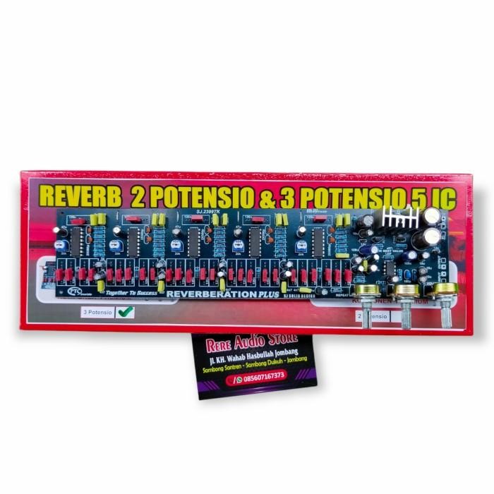 New Kit ECHO Reverb 5 IC PT2399 Reverberatinon Suara Nyes