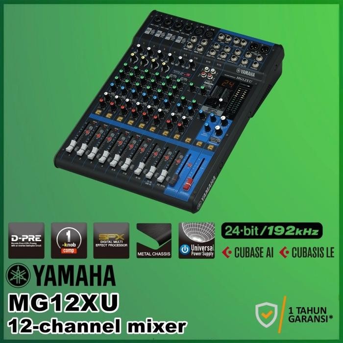 Yamaha MG12XU MG12 XU MG 12XU MG 12 XU Mixer Mixing Console With Effects 12-Channel