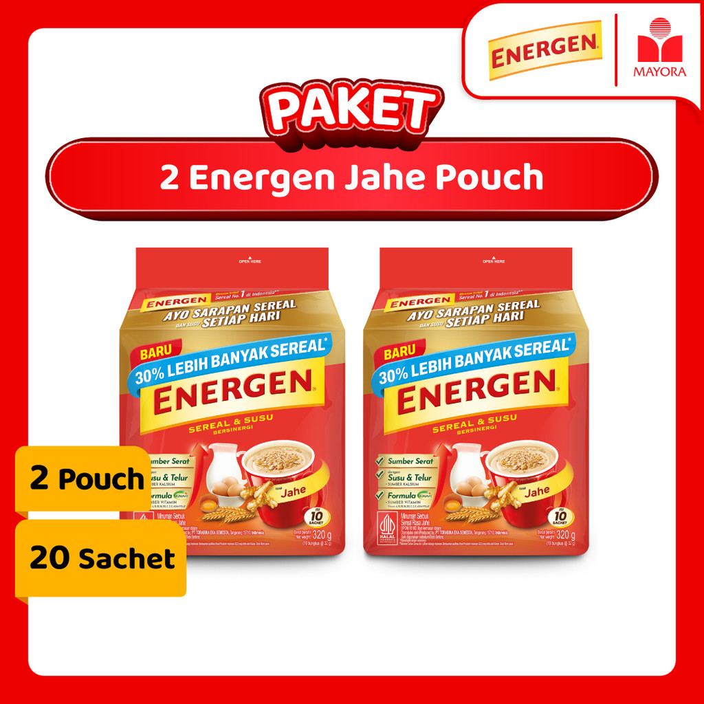 

Paket 2 Energen Jahe Pouch