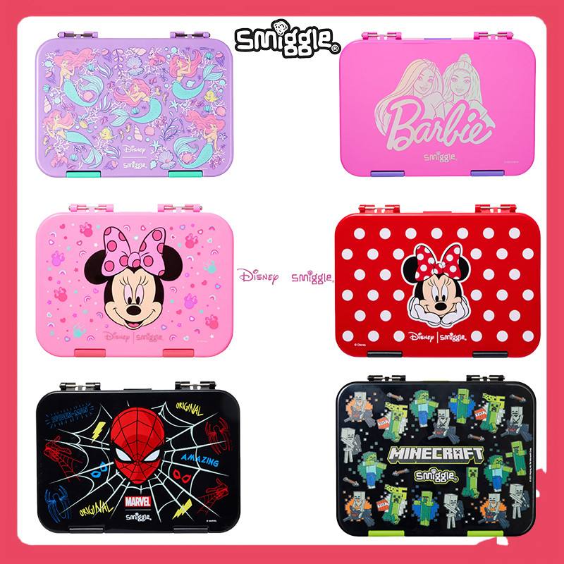 Genuine Disney Australia Smiggle Mermaid Mickey Mouse Meal Box, Food Grade Lunch Box, Spring And Aut