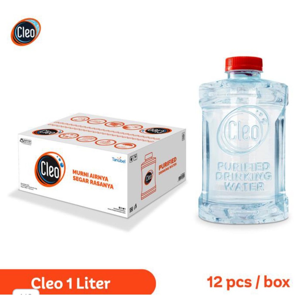 

BARU Cleo Air Murni Botol 1L (12 pcs)