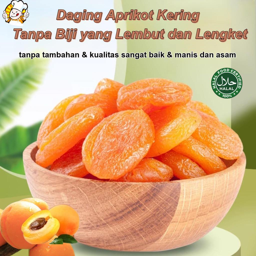 

✨Diskon 55%✨【ORIGINAL】250g/500g Aprikot Merah Kering Aprikot Merah Tanpa Biji - Tiada Bahan Tambahan Aprikot Kering Berkualiti Tinggi /Aprikot Kering Lembut Dan Lazat/Aprikot Kering Asli Cemilan Sehat / Aprikot Kering Premium buah yang diawetkan