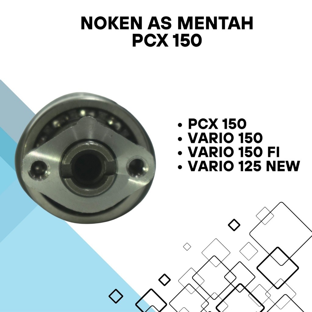 LUNDONGSHOP Camshaft / Noken As  / Kemshaft Bahan Mentah HNF RACING Pcx 150 Vario 150 / 150 Fi Vario