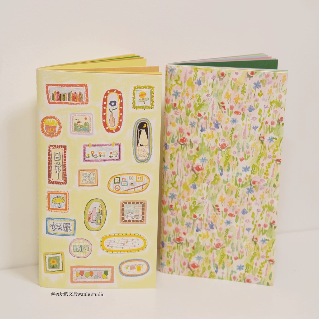 

Wanle Studio Vinatge Colorful Book Planner DIY Scrapbooking Card Making Decoration