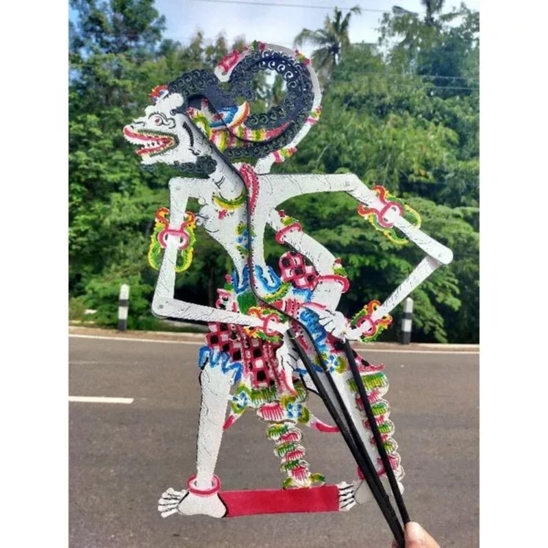 Wayang Kulit Anoman Hanoman Standar 100% Kulit Asli