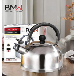 BMW TEKO SIUL STAINLESS STEEL KETTLE PEMANAS ALAT MASAK AIR PANAS TAKASIMURA STORE