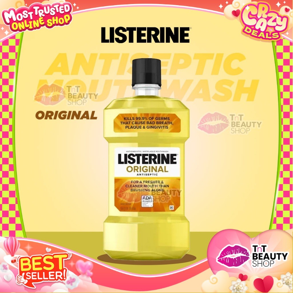 Listerine Original Antiseptic Mouthwash 250 ML / Obat Kumur Antiseptik l TnT Beauty Shop