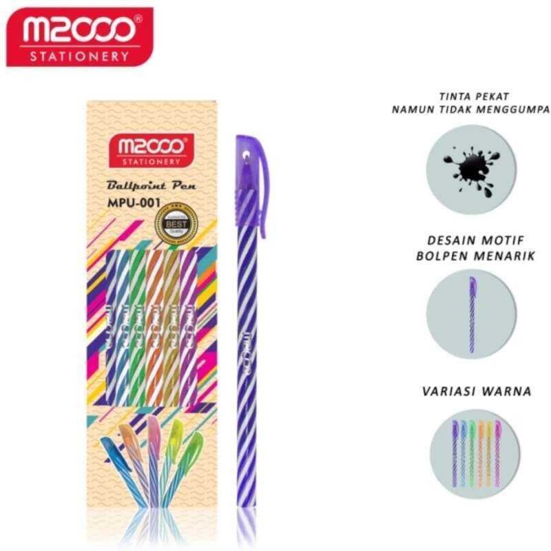 

M2000 ballpoint pen mpu-001/pulpen hitam /pulpen m2000