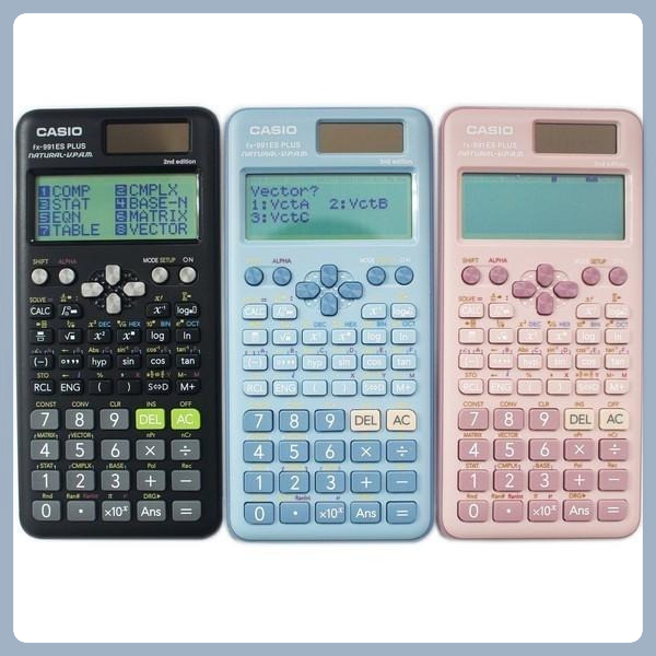 

Casio FX-991ESPLUS-2 Scientific Calculator, Display Mirip Buku, Integrasi, Matriks, Vektor, Kompleks