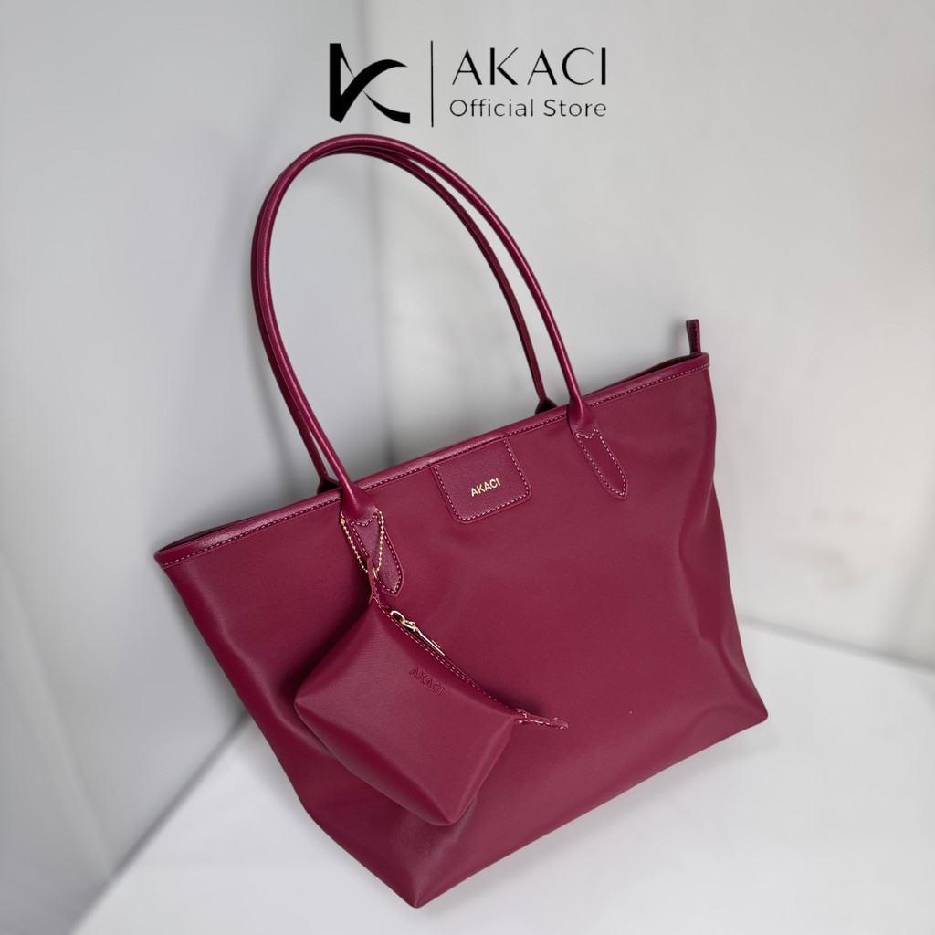 Bagque - Tote Bag Wanita Okta Akaci 21-8522 Bahan Nilon Cocoli 1 ruang terbaru tas wanita kuliah ker