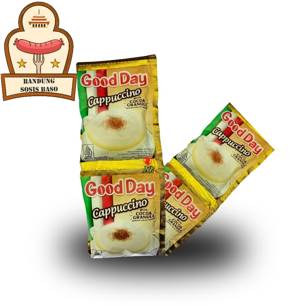 

Good Day Cappuccino Renceng - Kopi Instan Kekinian, Bikin Harimu Penuh Warna!