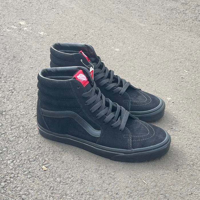 Vans sk8 hi full black (Resmi PT NAVYA)