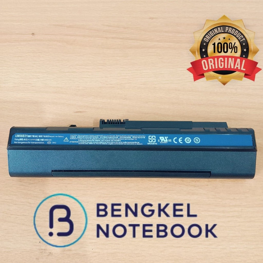 Baterai Acer Aspire One A150 D150 D250 P531H A110 ZG5 KAV60 KAV10 UM08A71 UM08B71 UM08A73 UM08A74 UM