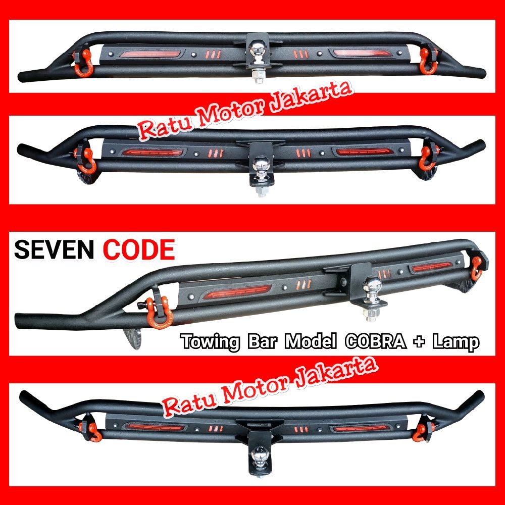 SEVENCODE Towing Bar Model Cobra Suzuki XL7 XL-7 2020 - Kobra Rear Bumper Guard