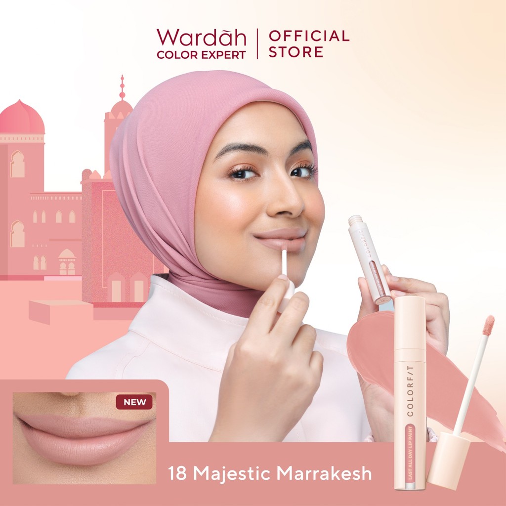 [FLASH SALE SBD] WARDAH Colorfit Lip Paint Around the World -  Lip Cream Tahan Lama Hingga 12 Jam, T