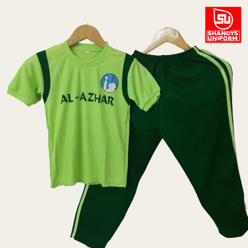 Shandys Uniform I Setelan seragam olahraga SD Al-Azhar lengan pendek