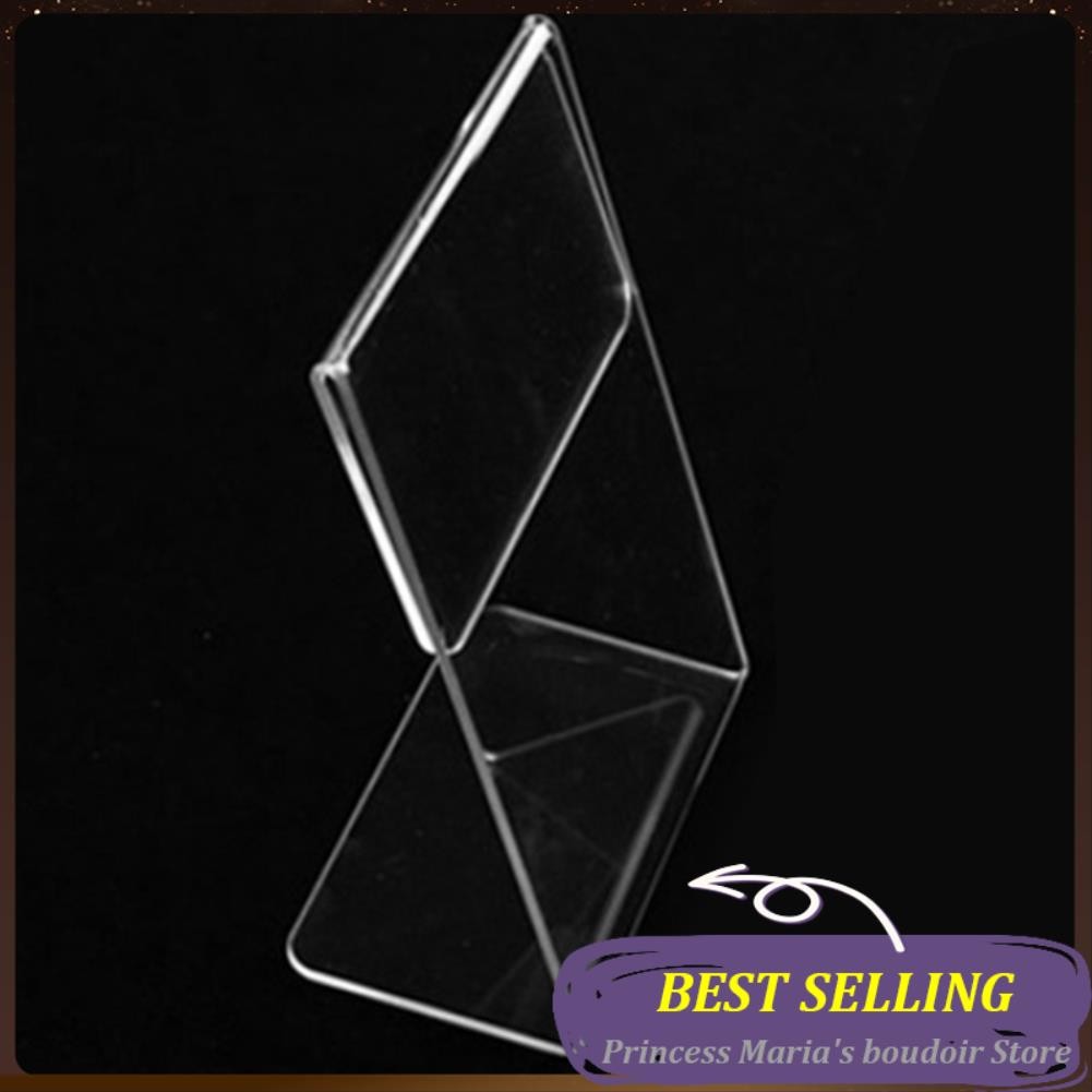 

AB30-Acrylic Clear Card Holder Stand A4,Sign Label Frame, Desk Card Holders,3Mm Business Card Display Holder (1 PCS)