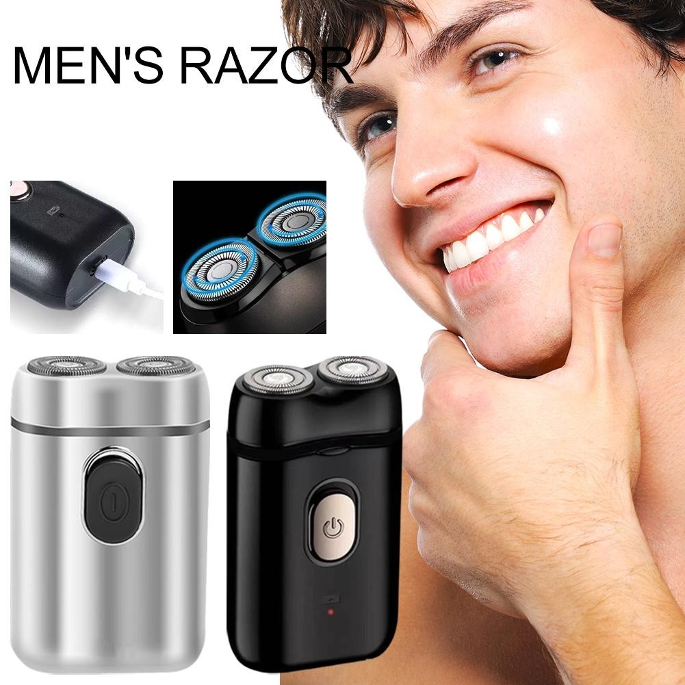 Electric Portable Shaver Double-Head Shaver Rechargeable Shaver Digital Display Shaver
