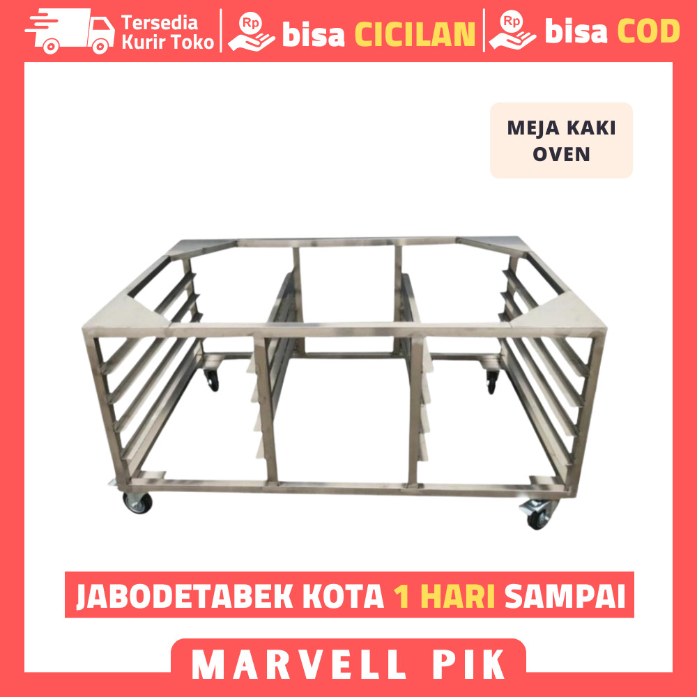 Meja Kaki Oven Deck Stainless Kaki Oven 8 Tray 1 Deck 130cm