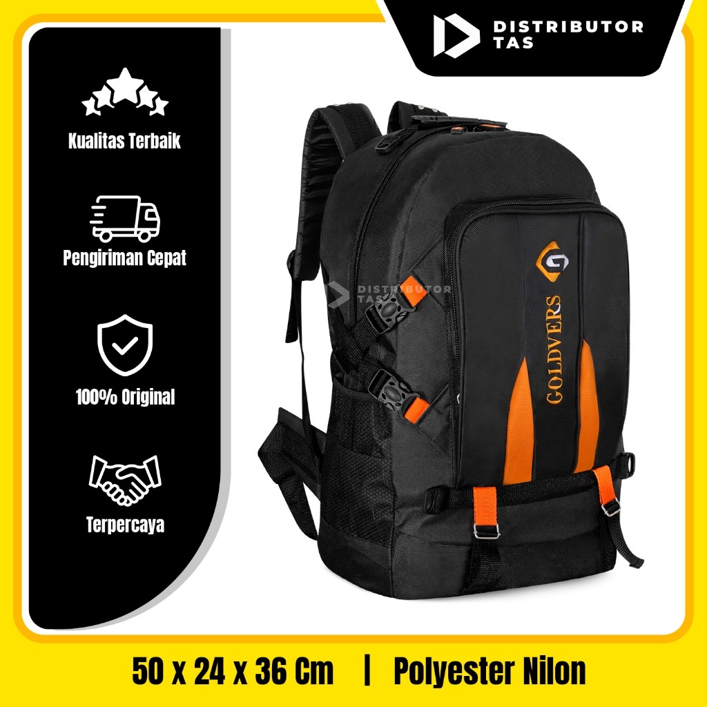 ZD34FV Tas Ransel Jumbo Pria Tas Mudik Tas Ransel Travel Tas Ransel 60 Liter Tas Pakaian Tas Jumbo S