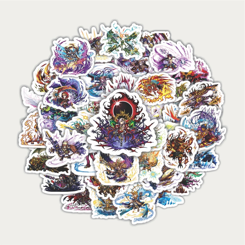 

Sticker Pack Stiker Game Series Brave Frontier Karakter Mix 10 | Sticker TUMBLR | Stiker LAPTOP KOPER HELM