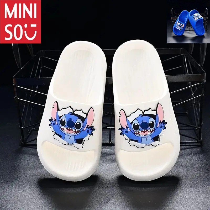 

Disney Stitch Cartoon Creative Cute Cool Handsome Children's Slippers Boys and Girls Summer Slippers Non-Slip Soft Bottom Baby