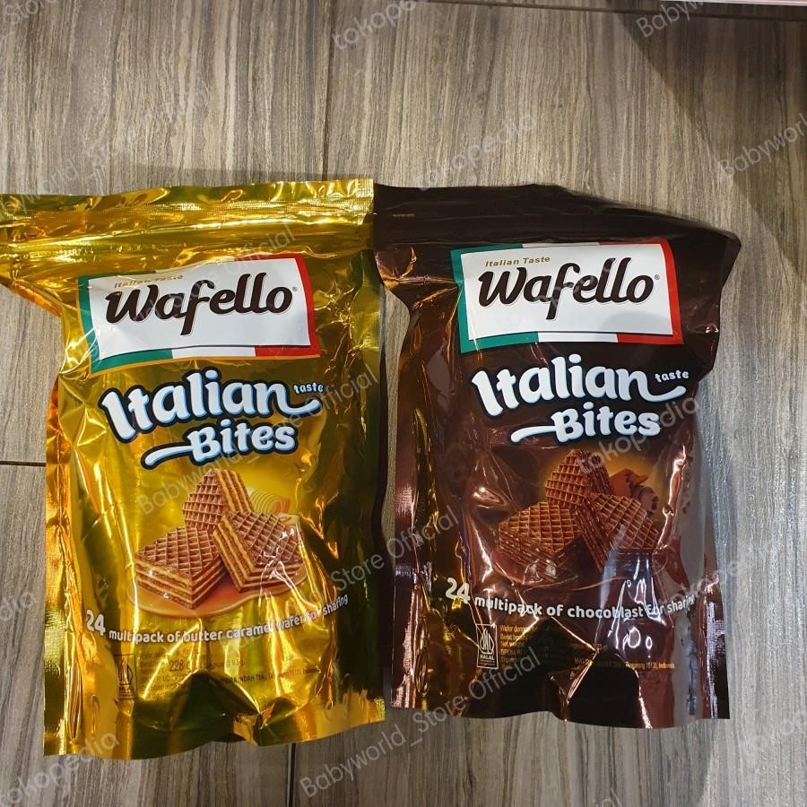 

Roma Wafello Italian Bites Multipack Wafer Krim Rasa Coklat / Butter Caramel ( 24 Pack )