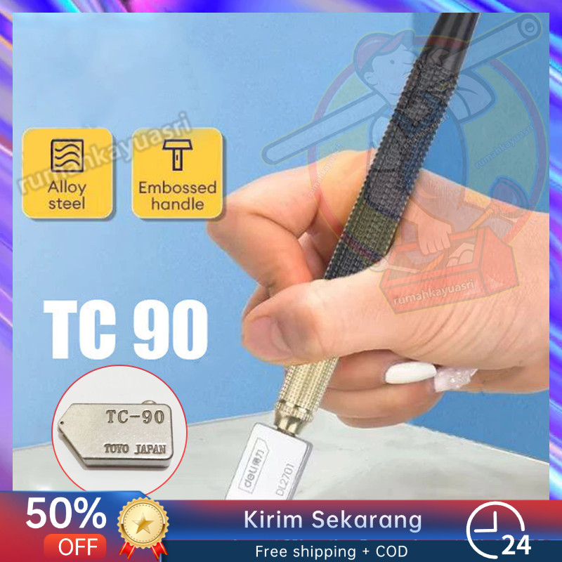 alat pemotong kaca toyo TC 90 alat potong kaca asli pisau potong kaca alat potong keramik alat poton