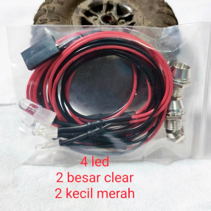 Lampu LED Rc Car MN WPL Axial 1/10 - 2led