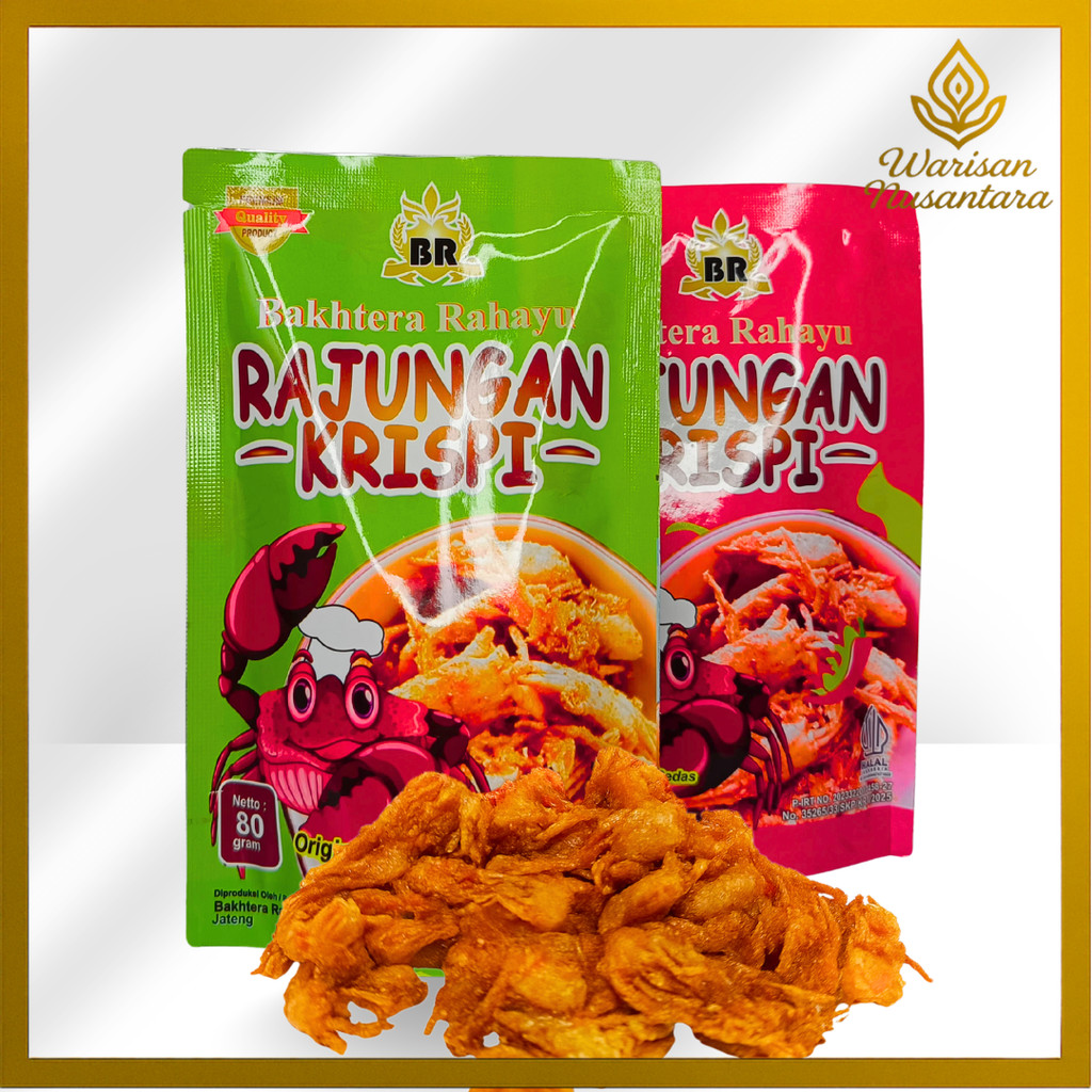 

Baby Crab Crispy Rajungan Bayi Kepiting Kecil Enak Dan Renyah Bakhtera Rahayu
