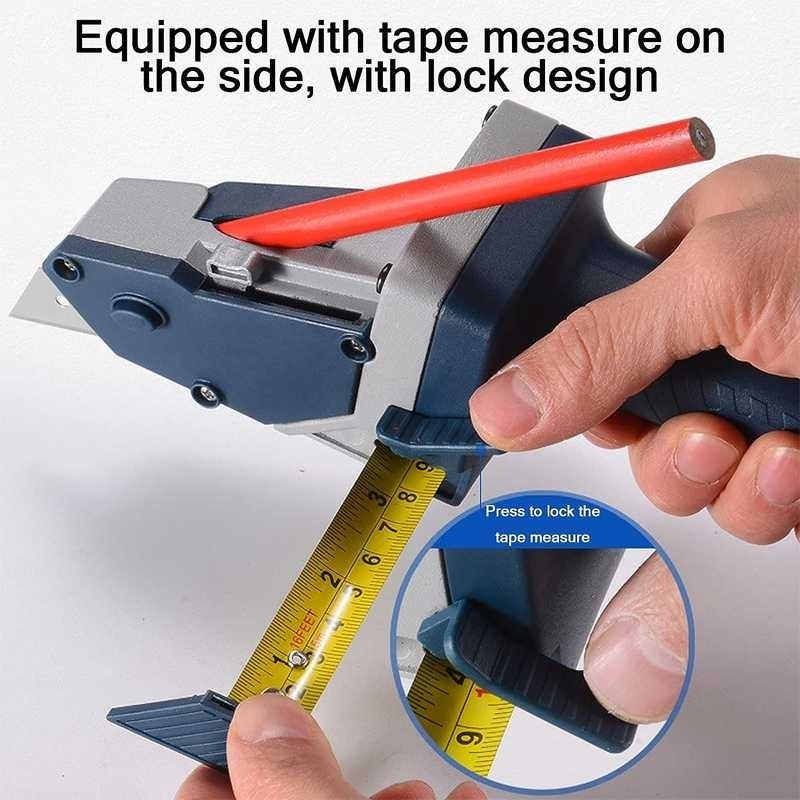 

TIRASTRE TOOHR Alat Pemotong Gypsum Plester Board Cutter Marker with Pen Slot - CMAI-01