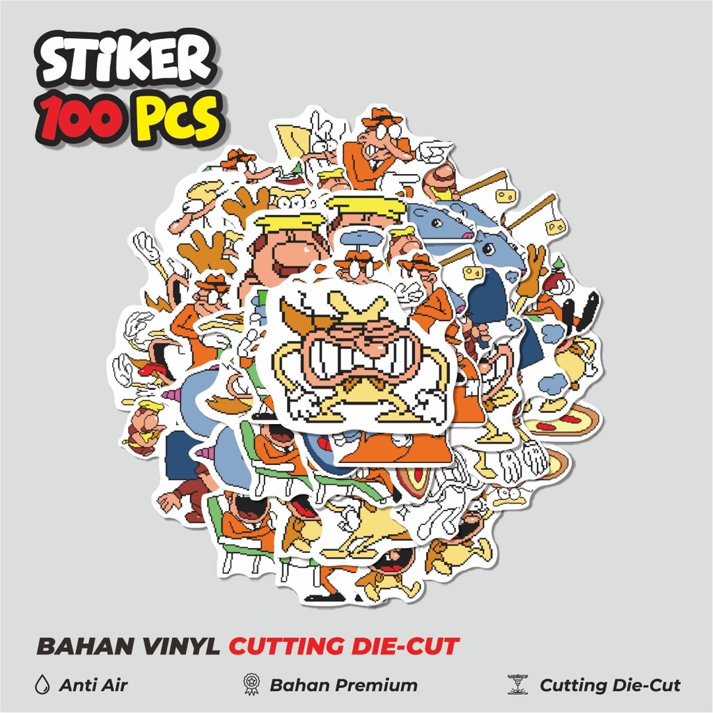 

Terbaru! 50 pcs Stiker Pizza Tower V32 Dekorasi Lucu Kreatif untuk Notebook, Skateboard, HP