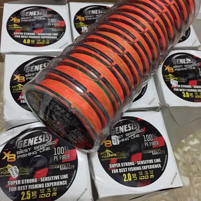 Senar Pancing PE Genesis X8 DURA KING - 1.0 / 0.14 mm