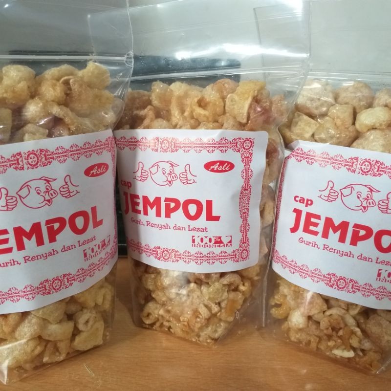 

Kerupuk Babi Cap Jempol Asli Non Halal Renyah Premium