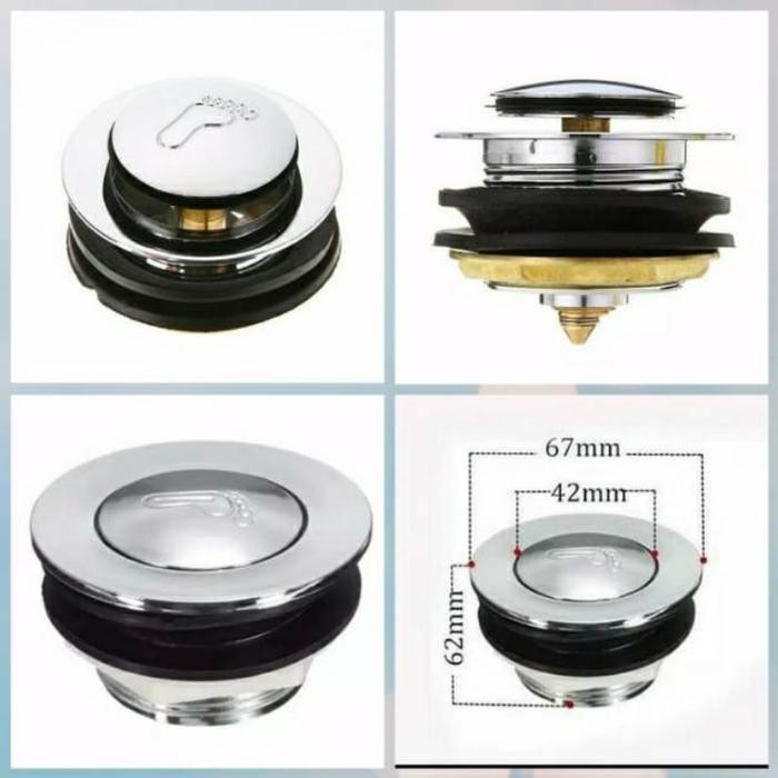 Afur BathTub Pembuangan Air Keran Injak Bath Tub / Afur Bathub