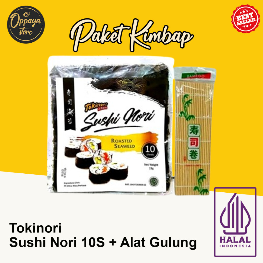 

Paket Tokinori 10 Lembar dan Tikar Penggulung Sushi