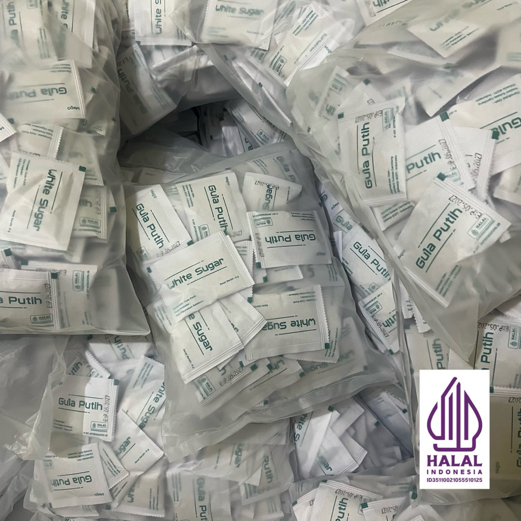 

GULA SACHET ISI 250 PCS WHITE SUGAR SACHET