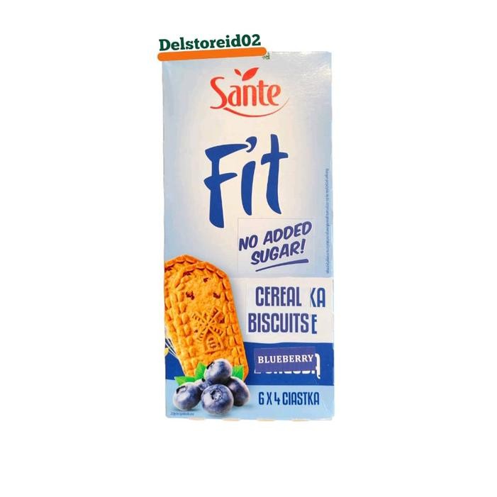 

Sante fit cereal biscuits blueberry (biskuit sereal rasa buah blueberry) 300gr