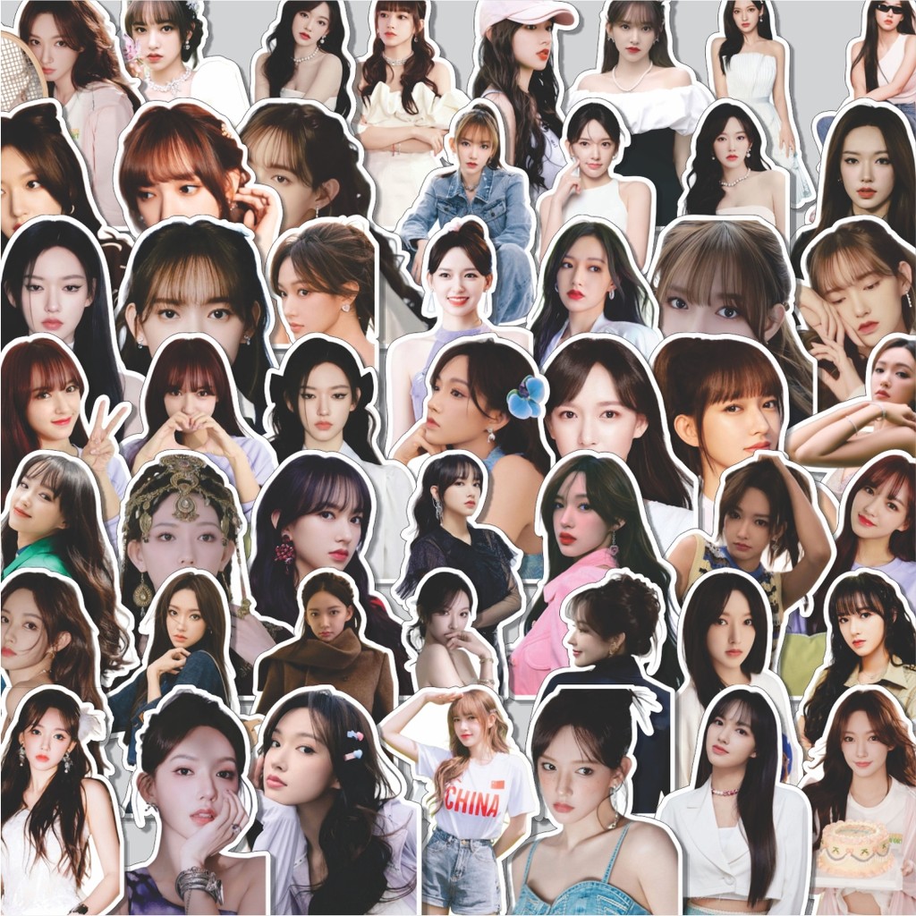 

Stiker Cutting Pack Stiker Penyanyi Cheng Xiao Isi 100Pcs Series Aesthetic Lucu Keren Untuk Koper Bahan Vynil