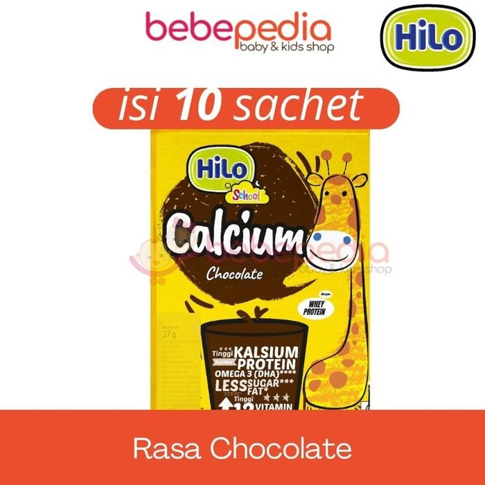 

Best Seller HiLo School Renceng isi 10 Sachet | Hilo Susu Tinggi Kalsium Lebih Rendah Lemak - Coklat, HiLo Renceng