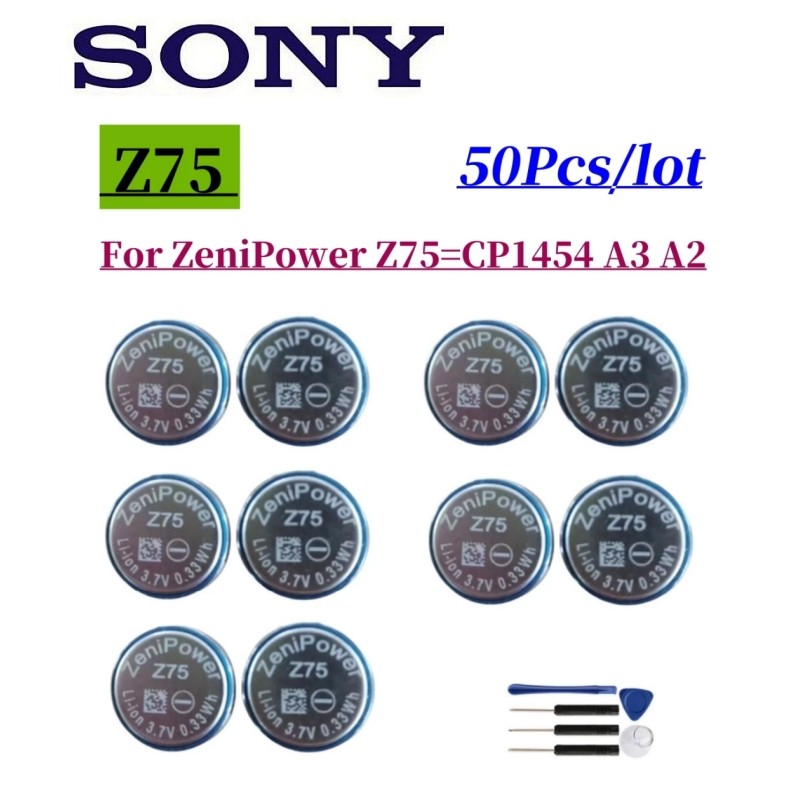 50PCS Z75 Battery CP1454 For Bose Soundsport Free For Samsung Gear IconX 2018 & Galaxy Buds+ Live SM