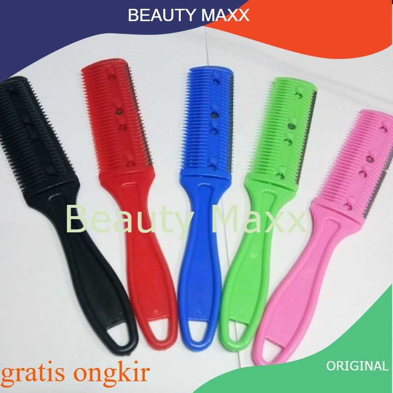 RAZOR + SISIR PENIPIS || SISIR SILET || SISIR PEMOTONG RAMBUT || RAZOR POTONG RAMBUT