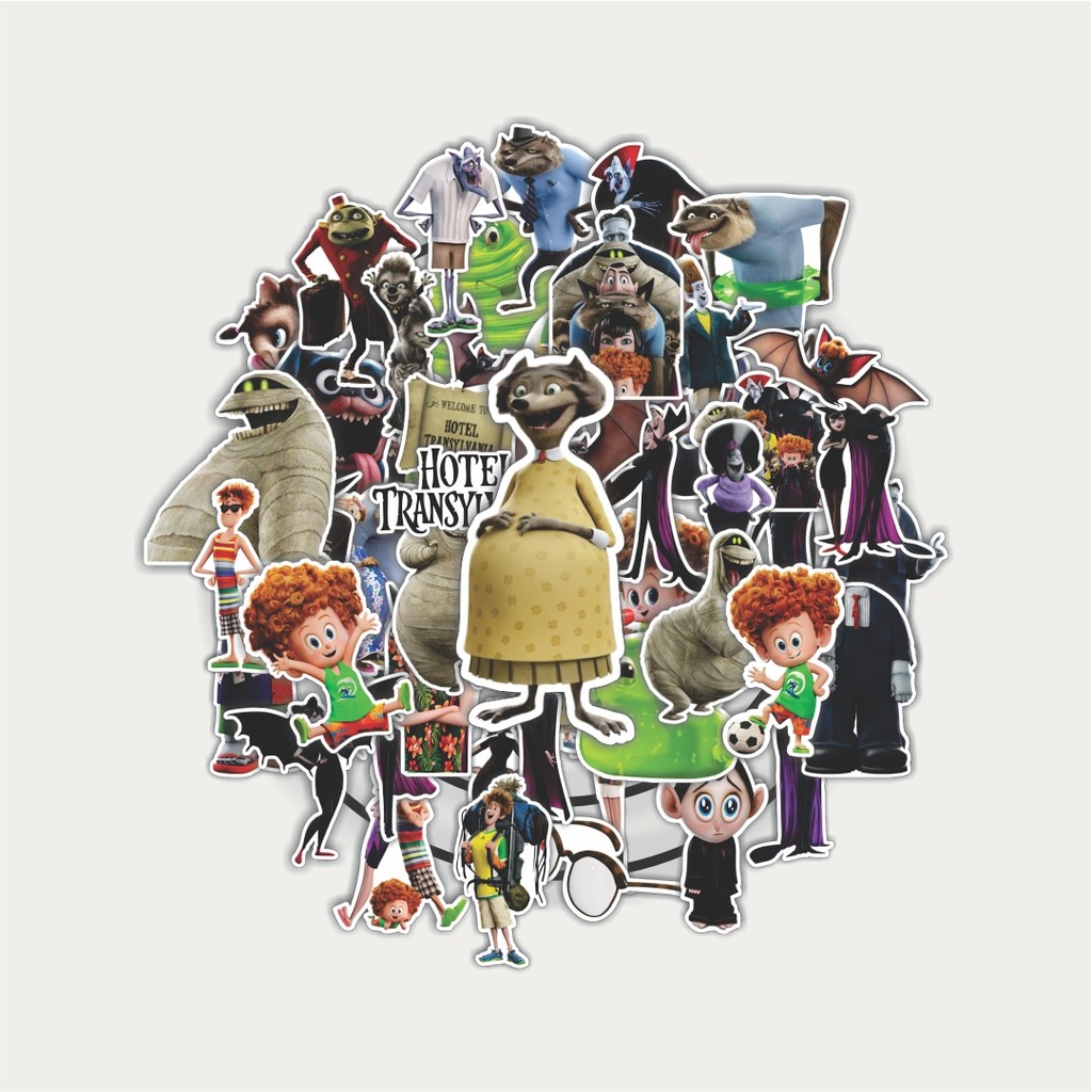 

Sticker Pack Stiker Kartun Hotel Transylvania | Sticker TUMBLR | Stiker LAPTOP KOPER HELM