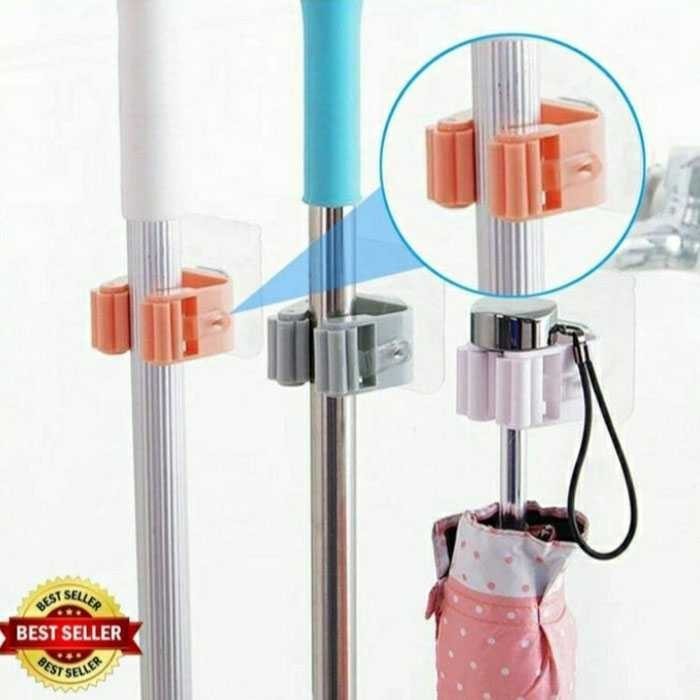 JM Gantungan Sapu Pel 1 Slot Mop Holder Serbaguna