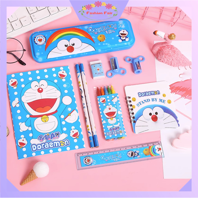 

FASHION FAIR S5982 Set Alat Tulis 8 In 1 / Set Alat Tulis Anak Motif Kartun / Set Alat Tulis 8 In 1 Lucu / Stationery Set 8 In 1 Lucu
