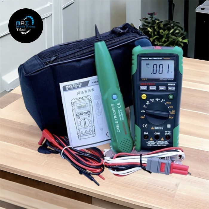 MS8236 Mastech Multimeter LAN Cable Tracker Wire Network Tester Kabel
