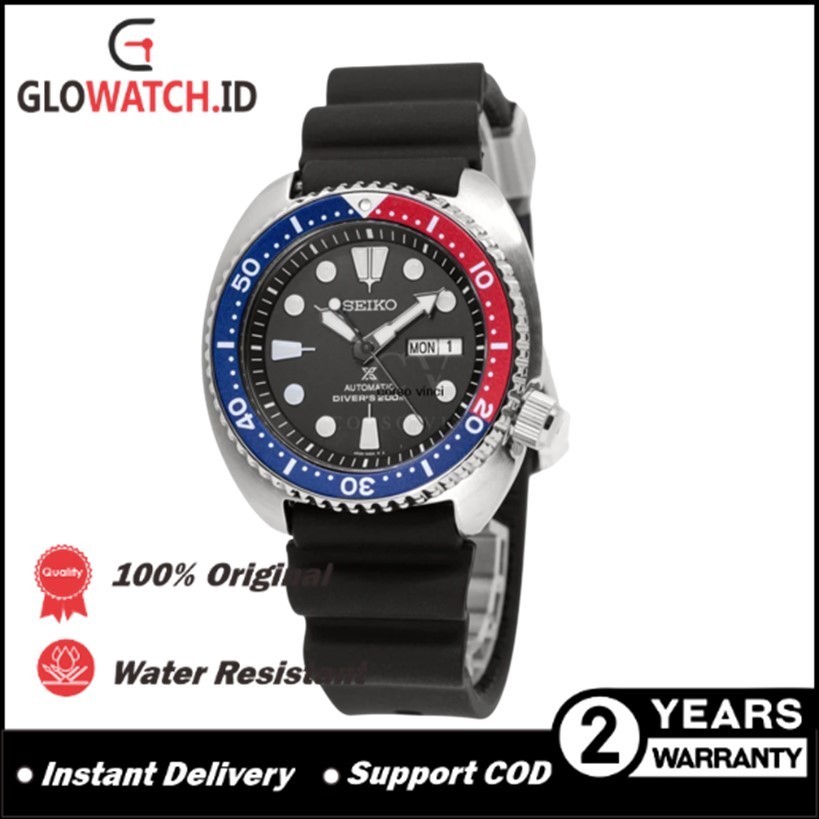 Jam Tangan Pria Seiko SRP779K1 Prospex Turtle Edition Automatic Divers 200M Rubber Strap Original (G