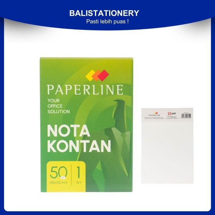 

Nota Kontan 1 ply Paperline Kecil isi 50 lembar - 1 pcs